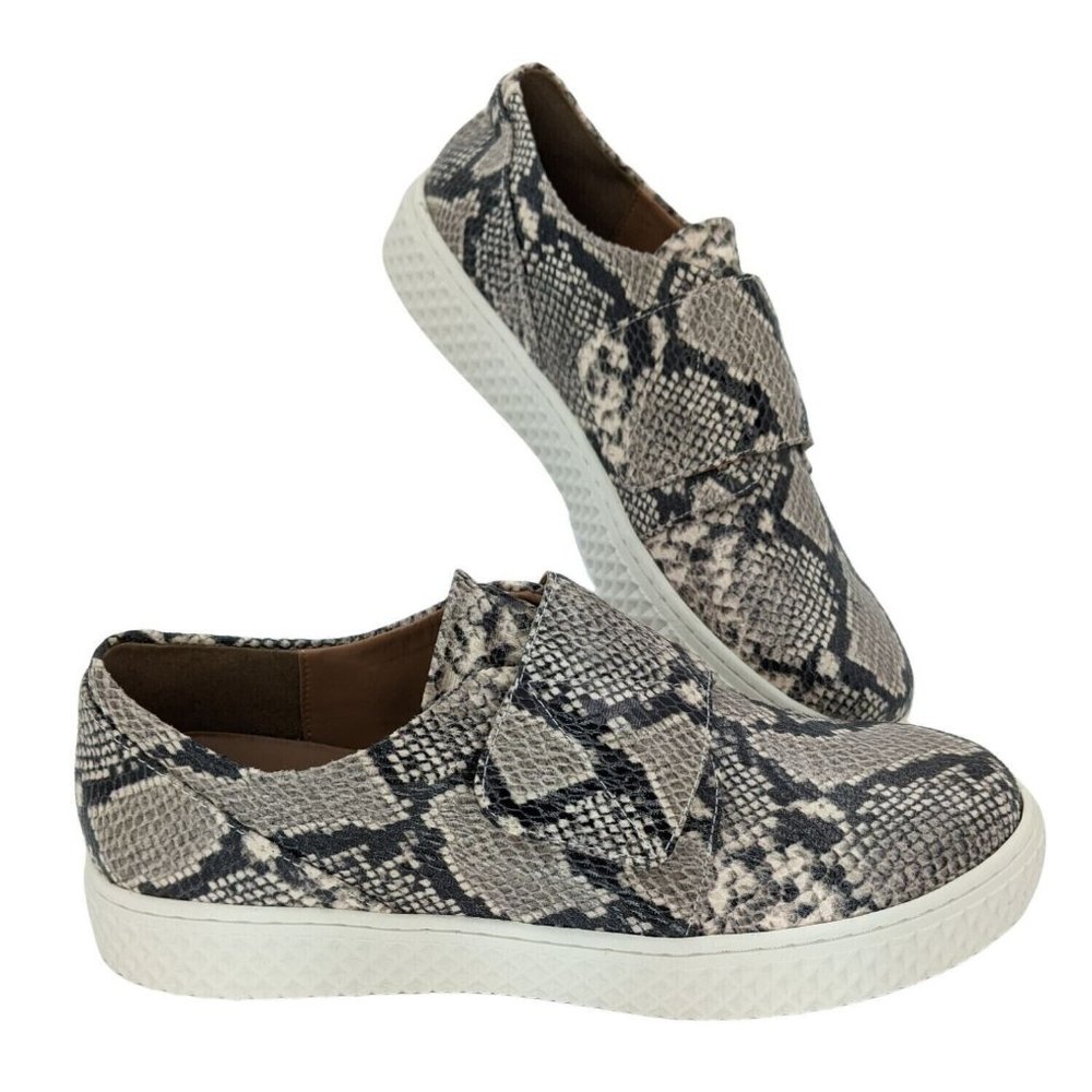 Aerosoles Womens Shoes Flats Size 8M Slip-on Snake Print Casual Classic
